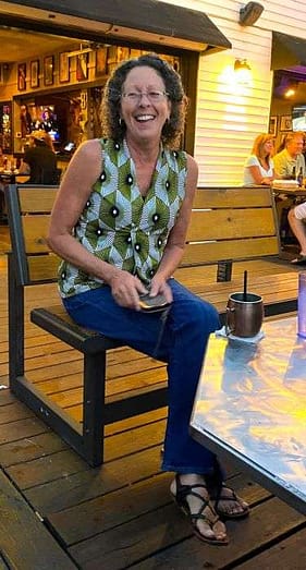 Donna on a Patio