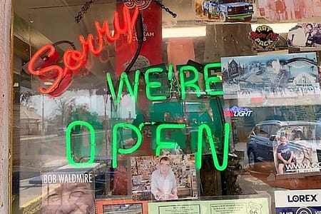 Sorry were open