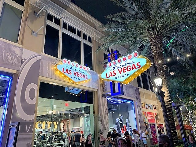 The signs read: "Welcome to Fabulous Las Vegas Nevada"