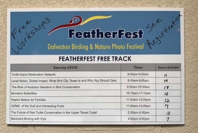 This is a list of free events at FeatherFest