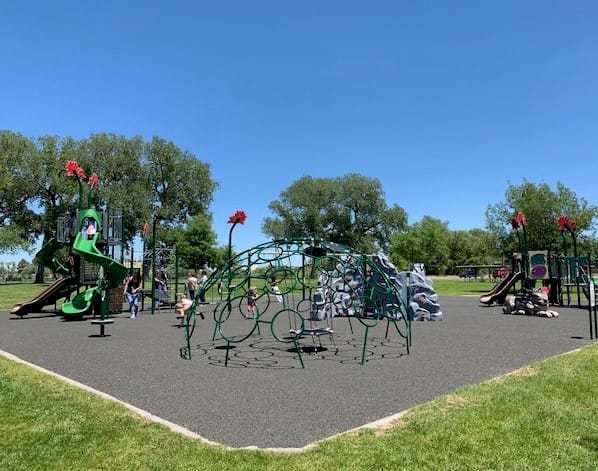 A picture of the overall playground