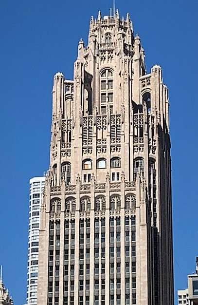 Ornate Architecture on a Chicago Skyscraper